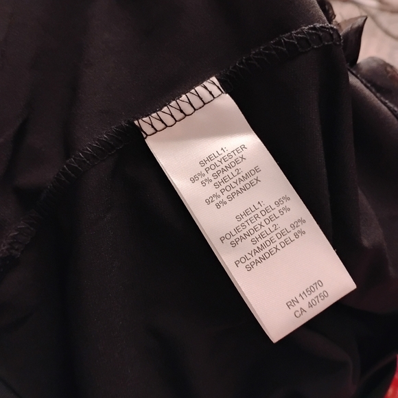 Nina Leonard Mesh Balloon Sleeves Elegant Black Dress. Loose Fit. Size Medium. - Picture 12 of 13